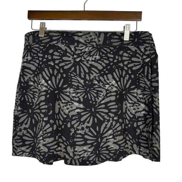RipSkirt Hawaii Adjustable Wrap Skirt Length 1 Black Floral Sz L‎ Beach Resort - Picture 1 of 9
